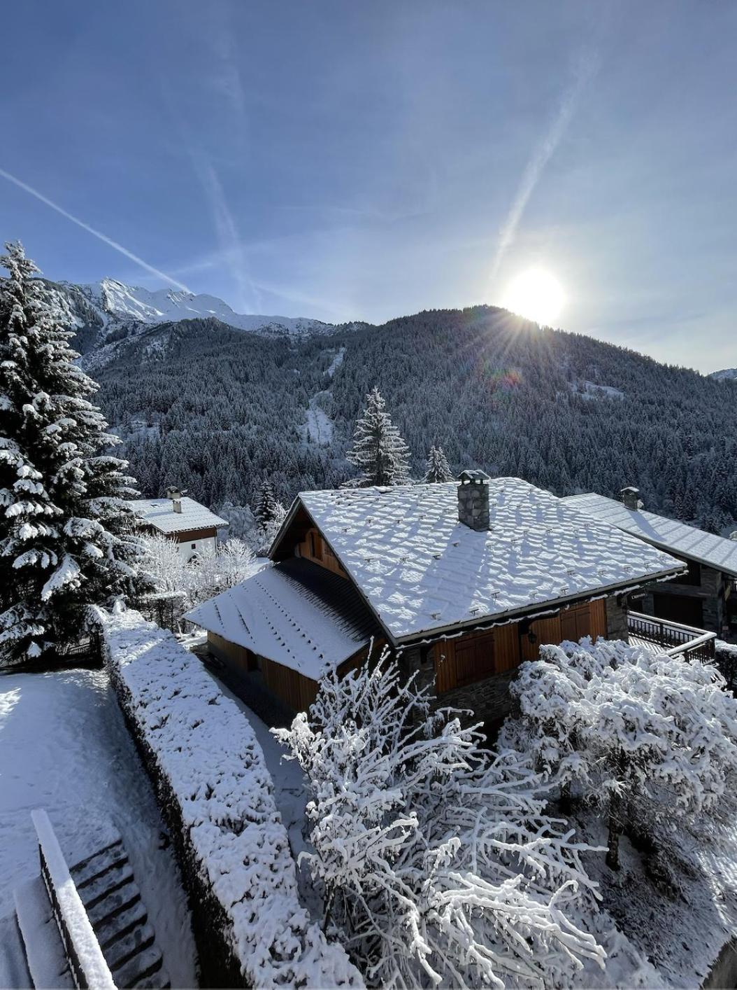 T3 Champagny-En-Vanoise Avec Terrasse Plein Sud La Plagne Exteriér fotografie